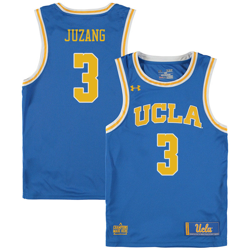Men #3 Johnny Juzang UCLA Burins College Basketball Jerseys Sale-Blue - Click Image to Close